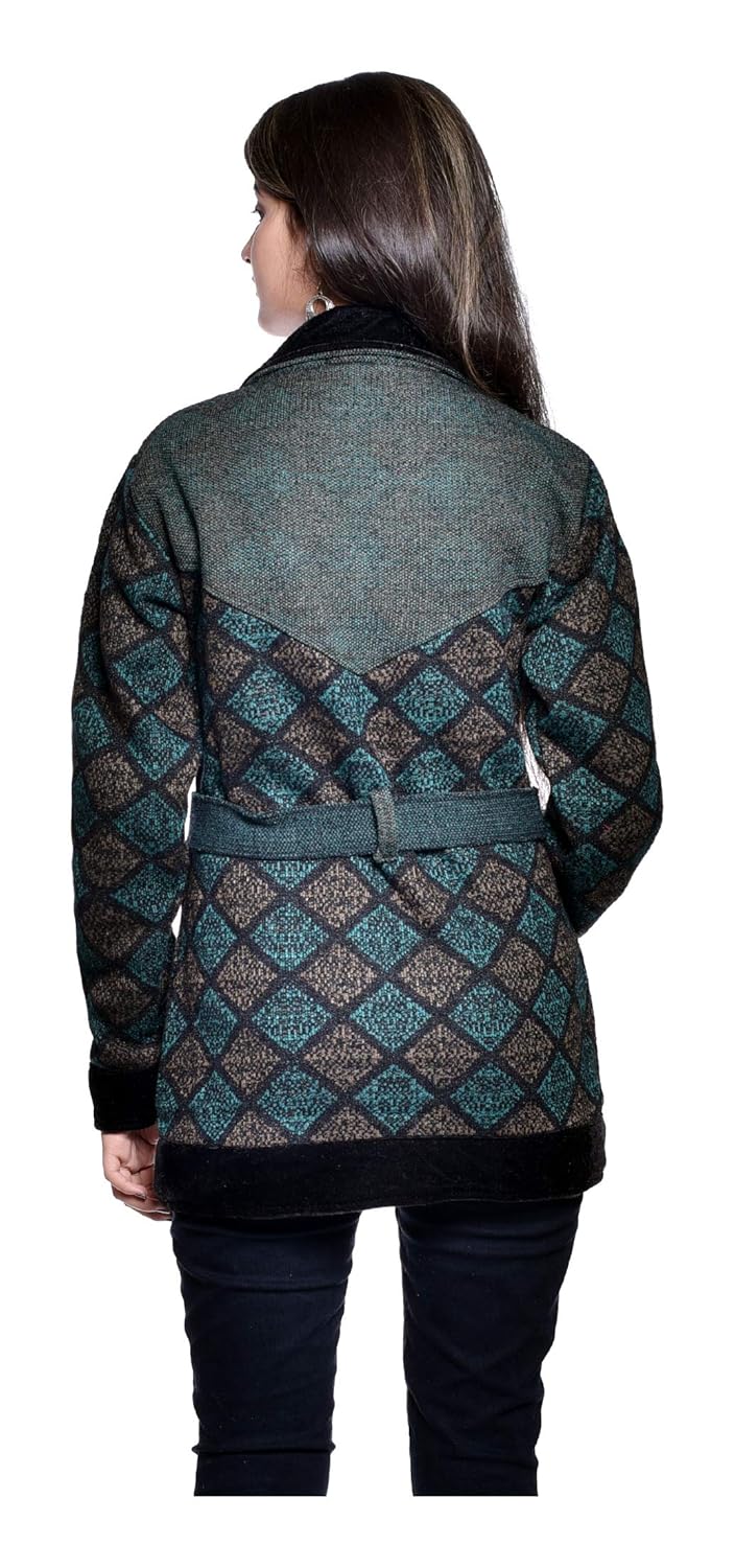 pilot full sleeve coat style woolen women cardigan