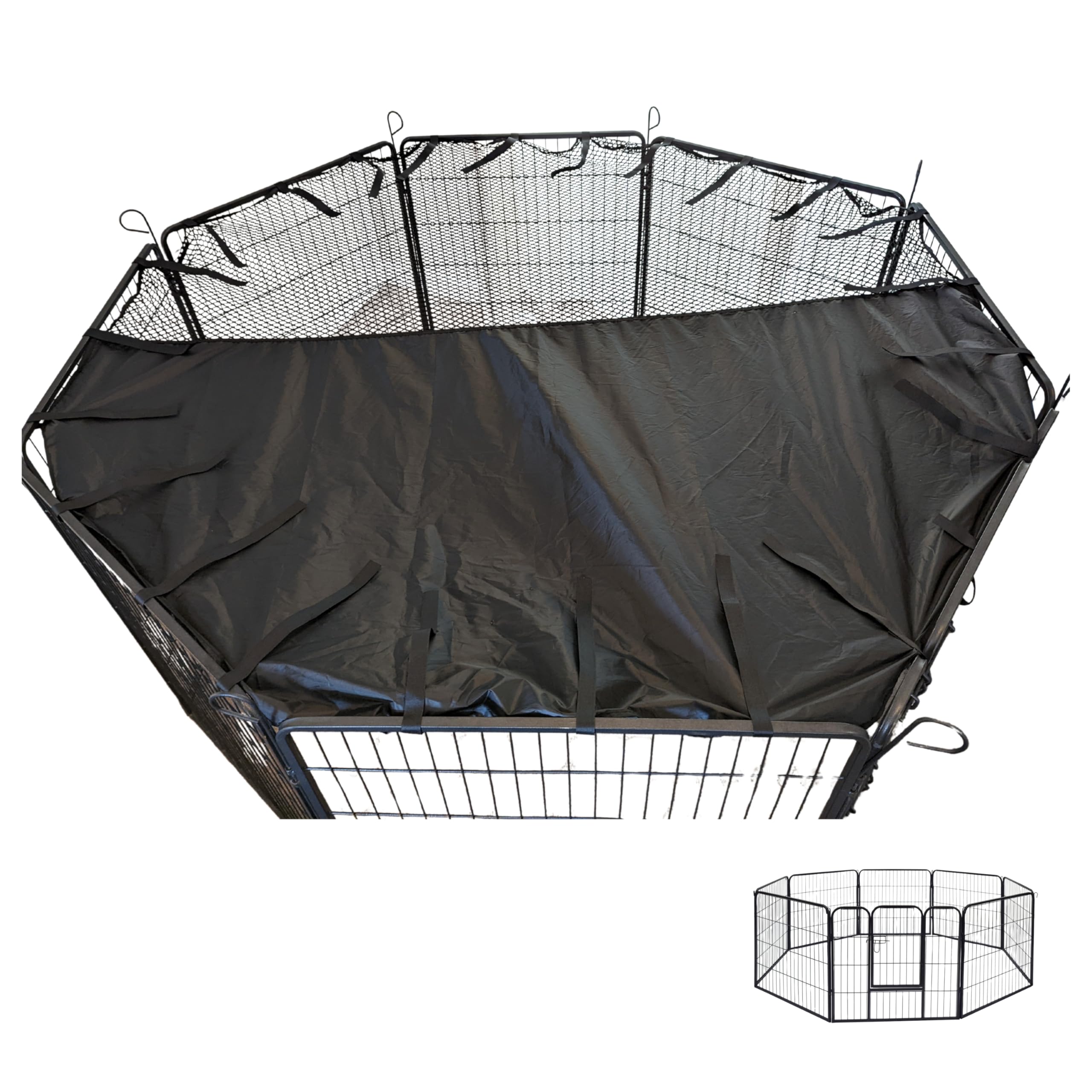 XL Pet Pen Cage Crate COVER for 8 Side Sun Shade Heavy Duty Play Dog Run Fitted by Speedwellstar