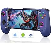 NealGamefy Phone Controller for iPhone/Android - Mobile Gaming Controller with Hall Effect Joystick, Phone Case Support,Turbo Function, Dual Vibration- Phone Controller Compatible with More Games