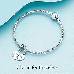 MGIUL Mother-Daughter Star Moon Split Dangle Charm
