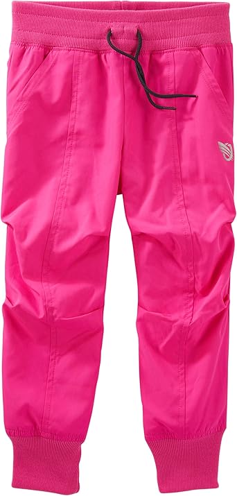 neon pink track pants