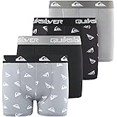Quiksilver Boys Underwear 4 Pack Boxer Briefs for Boys 6-18 Durable Stretch Breathable Moisture Wicking
