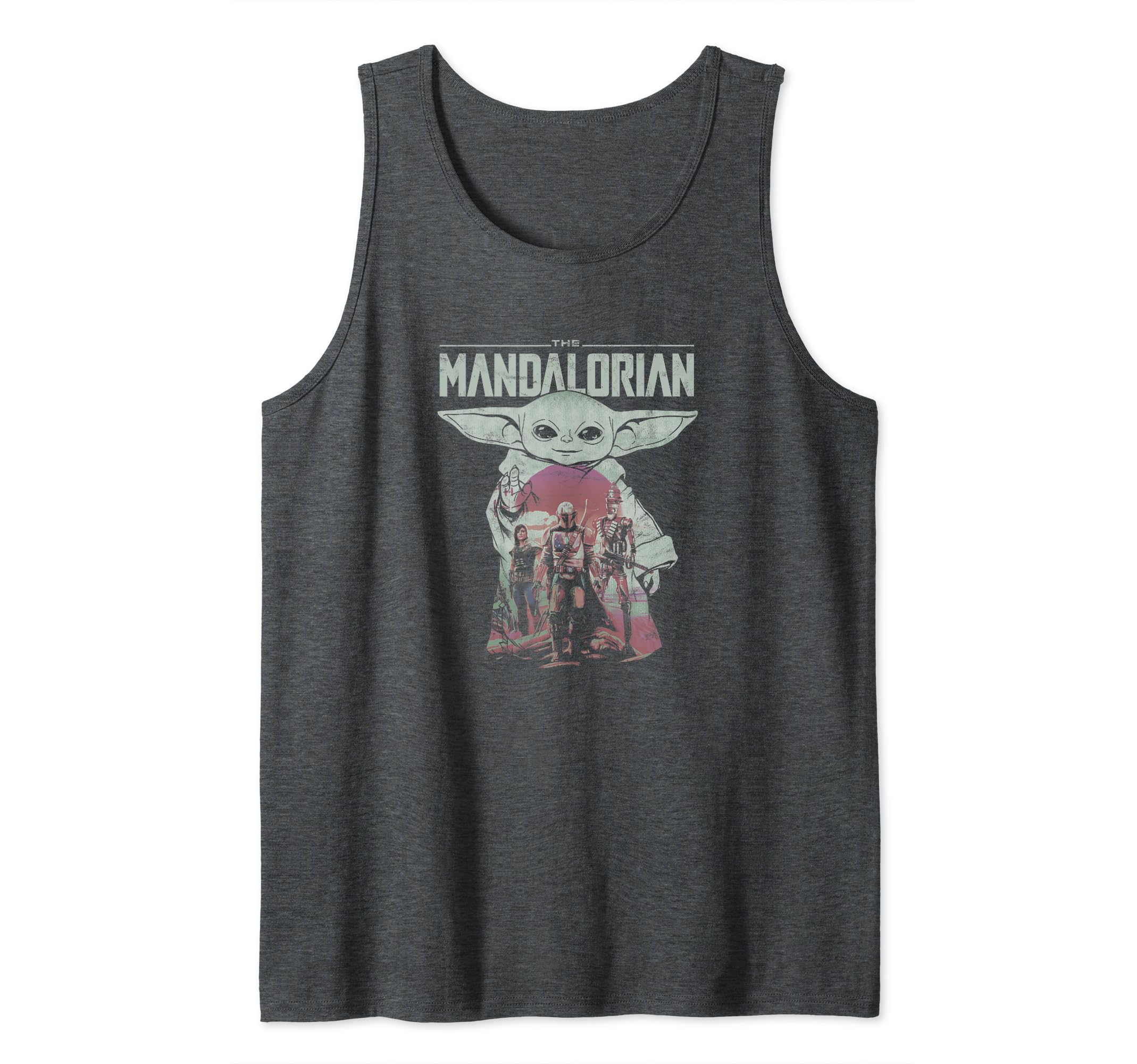 Star Wars: The Mandalorian Grogu The Child Portrait Fill Tank Top
