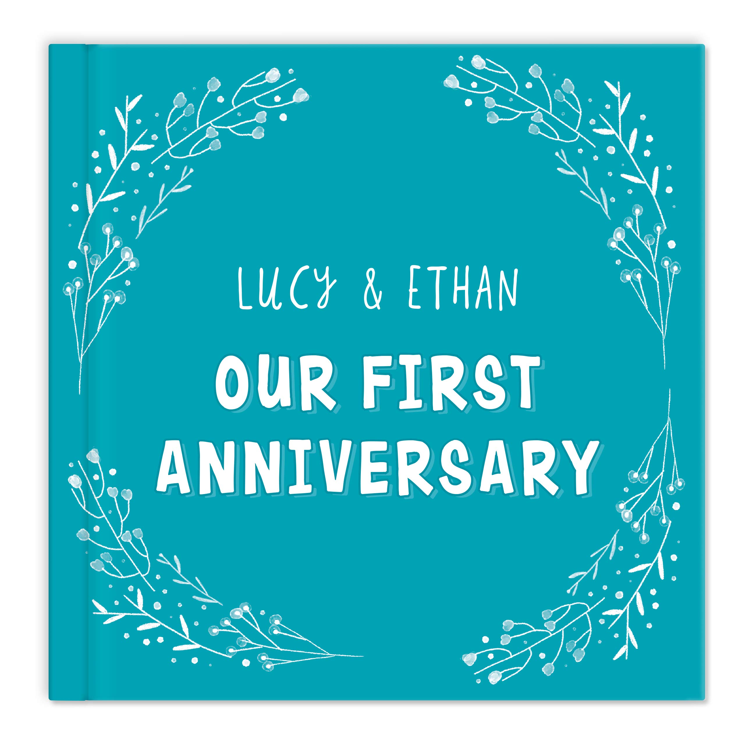 1st Anniversary Gift for Boyfriend, Girlfriend, Husband or Wife, Custom Personalized, Book of Us