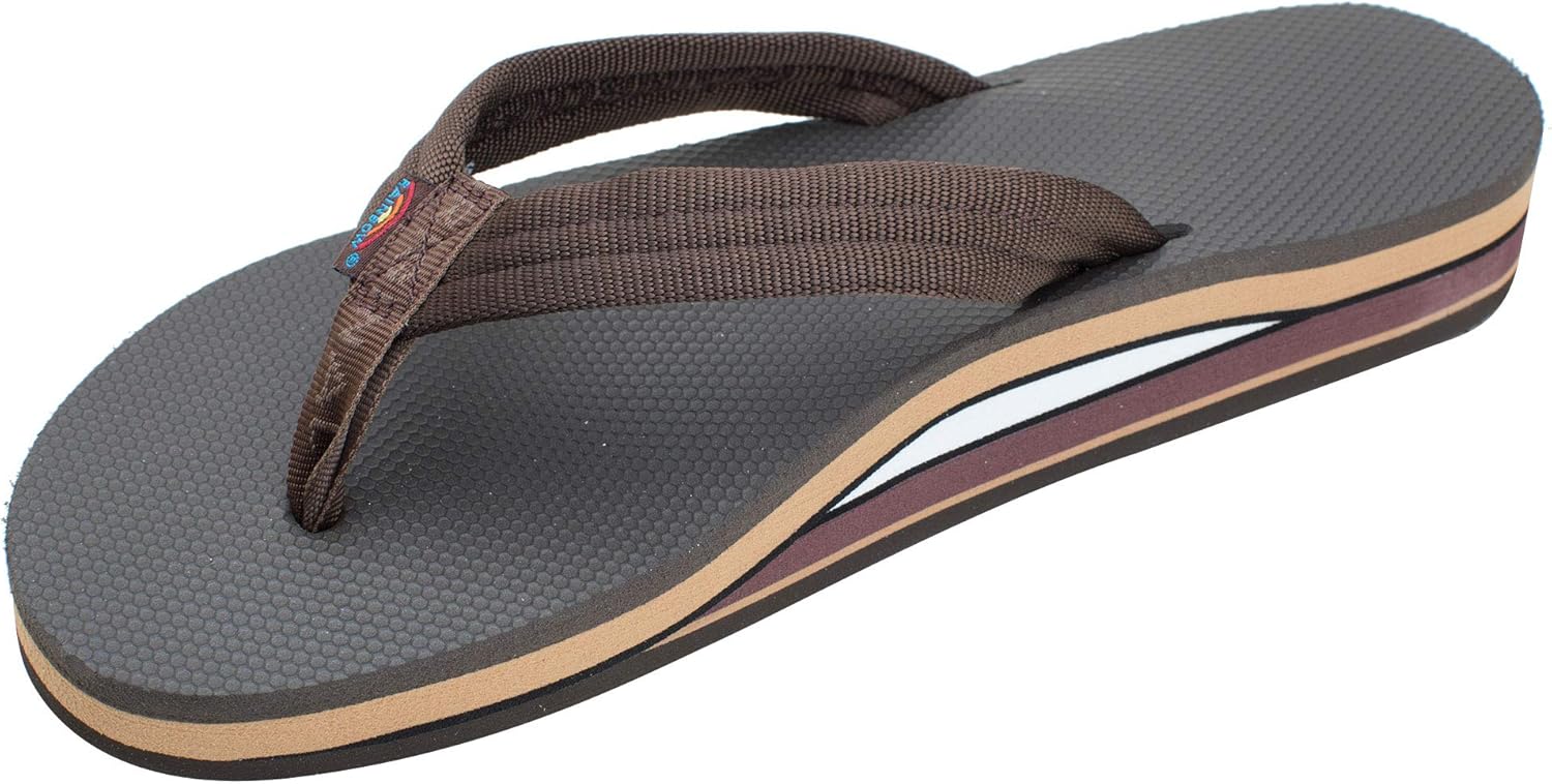  | Rainbow Sandals Women's Double Layer Soft Top 1" EVA Rubber Filled Nylon Strap | Sandals