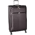 Samsonite Solyte DLX Softside Expandable Luggage with Spinner Wheels, Mineral Grey, Checked-Large 29-Inch