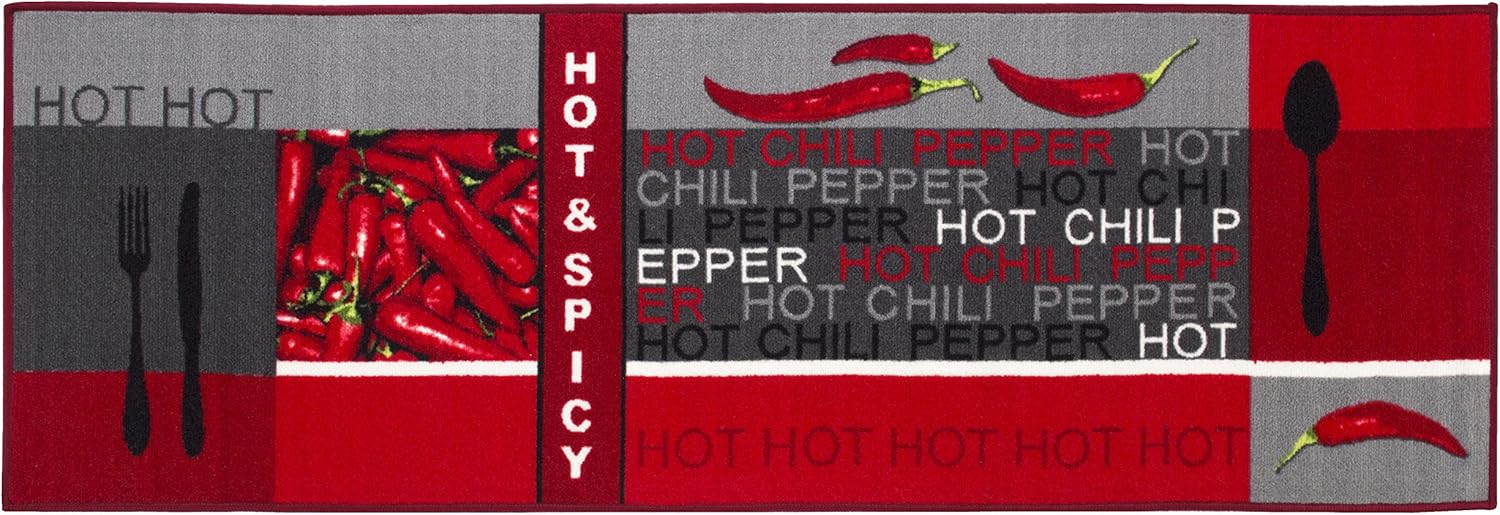 Alfombra de Cocina, Antideslizante, Lavable, Resistente, con Base de