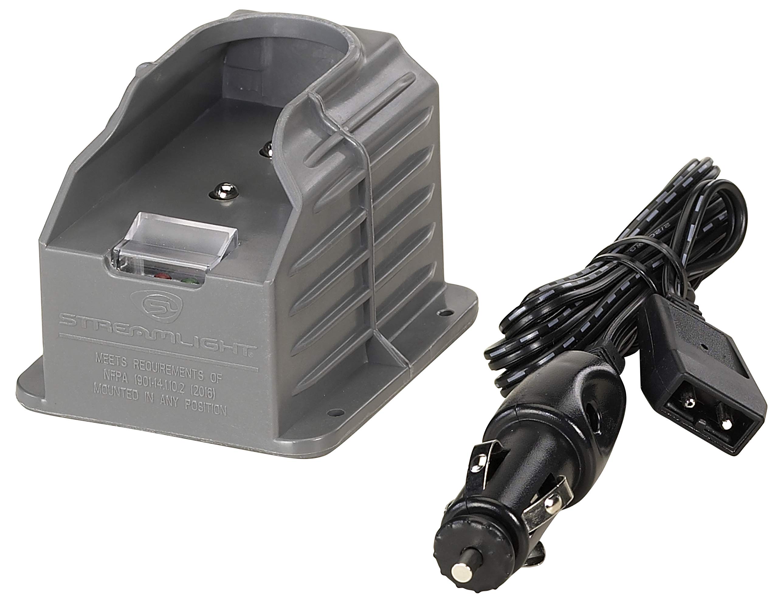 Streamlight DC1 Fast Charger (Knucklehead/Survivor LED) - Grey, 18W, 1.5A, USB-C, Fast Charging, Compatible with LED Lighting Systems (Knucklehead/Survivor)