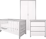 Tutti Bambini Modena 3-Piece Nursery Set Cot Bed Changing Table Wardrobe view 2