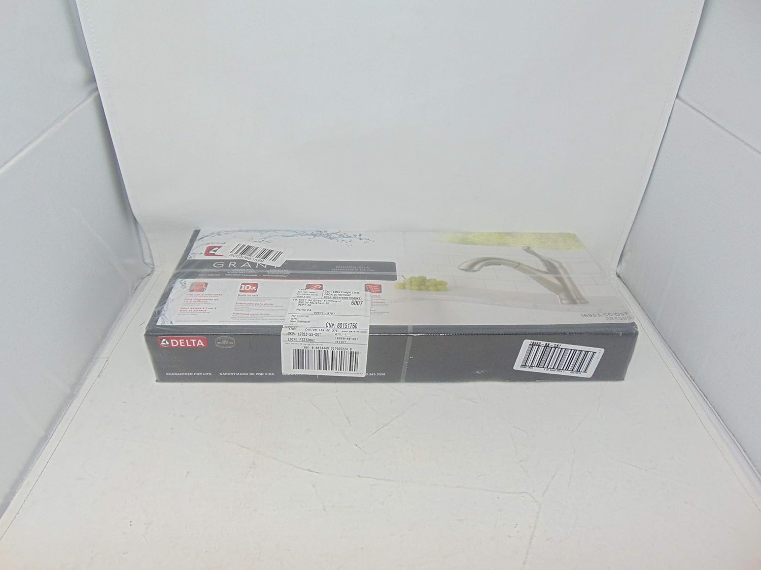 Delta Faucet Co 16953 Ss Dst Stainless Steel 1hand Pul Pull Out