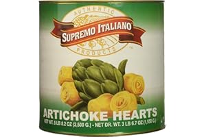 Supremo Italiano Whole Artichoke Hearts, 55 Ounce