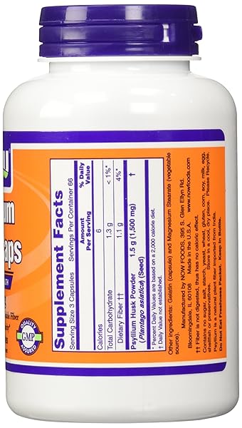 PSYLLIUM HUSK 500 MG 200 CAPSULES (PACK OF 2)