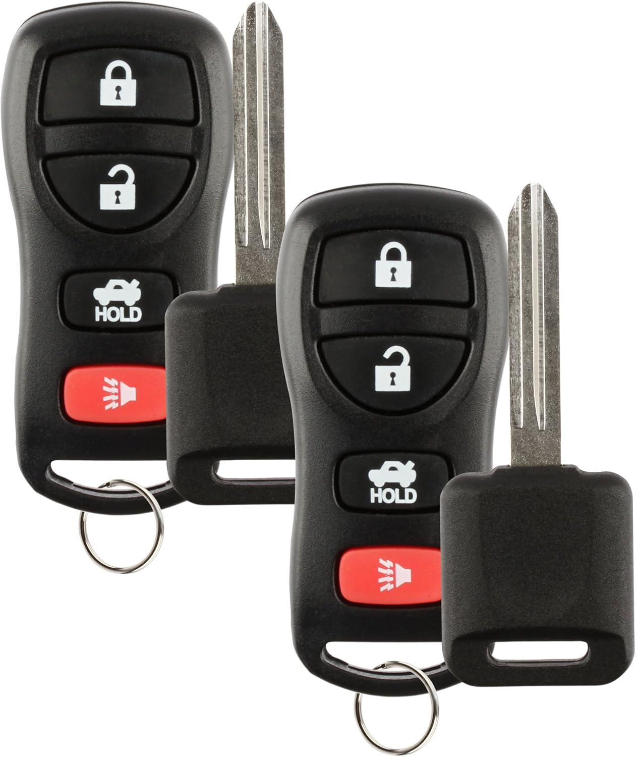 Discount Keyless Replacement Key Fob Car Remote and Uncut Transponder Key Compatible