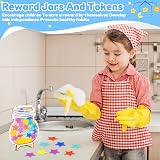Vibbang Magnetic Star Reward Jar Kids Behavior Chart System Positive Incentive view 3