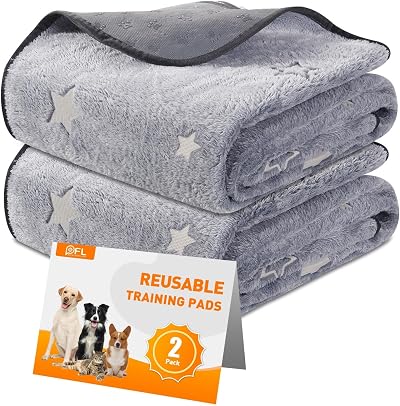 PICK FOR LIFE Washable Puppy Pads 2 Pack 50x70cm Non-Slip Reusable
