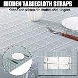 GOWTX 5Pcs Fitted Bed Sheet Grippers, Adjustable Elastic Tensioners view 5
