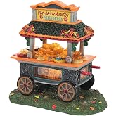 Department 56 Snow Village Halloween Acccessories Day of The Dead Pastry Cart Lit Figurine, 5.63 Inch, Multicolor