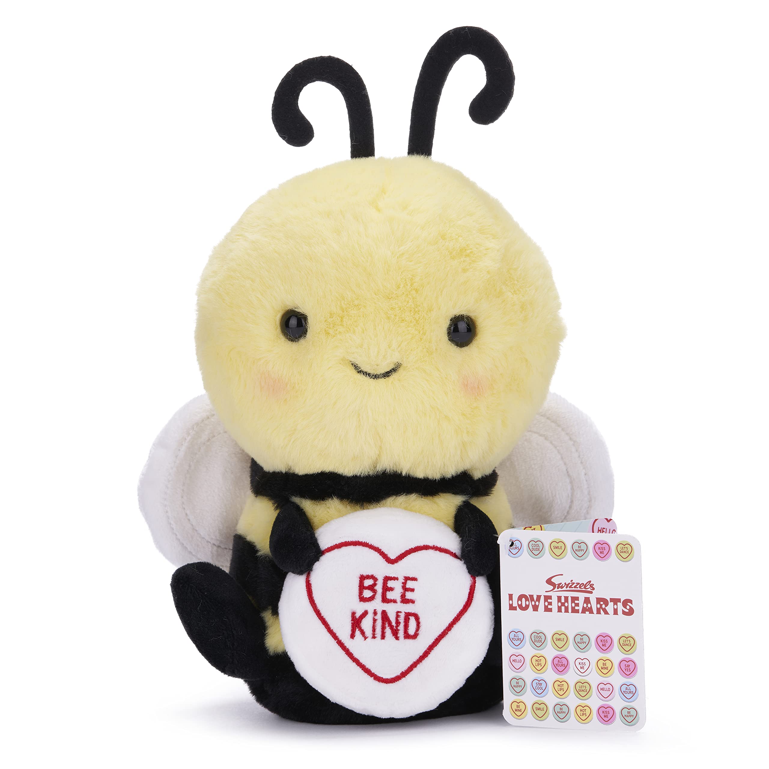 Posh Paws Swizzles Loves Hearts Betsy the Bumble Bee 'Bee Kind' Plush Soft Toy 20CM