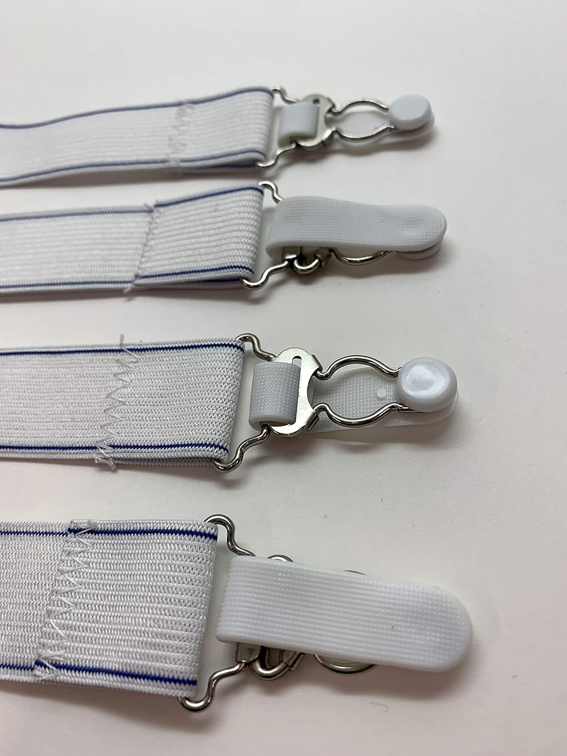 Fresh Ideas Bed Sheet Straps – Easy to Use Sheet Holders Adjustable to Fit All Size Beds, 4 Pack: Home & Kitchen