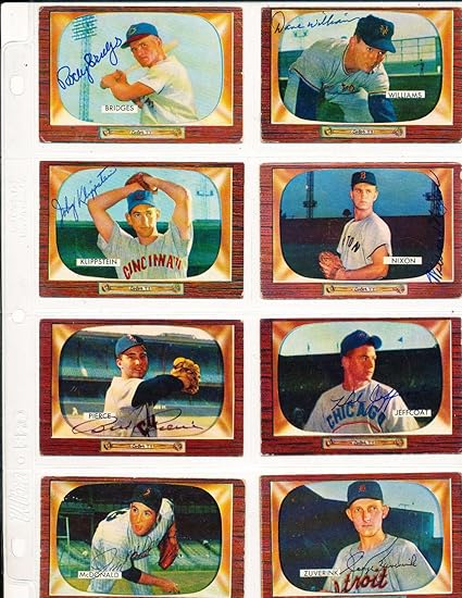 Billy Pierce Chicago White Sox 214 Signed 1955 Bowman Baseball Card At Amazon S Sports Collectibles Store