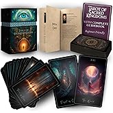 Earth Moon Magick The Tarot of Sacred Kingdoms - Moon Tarot Cards – 78-Cards Tarot Deck with Guide Book – Oracle Cards for Spiritual and Shadow Work, Perfect for Beginner Include Guidebook