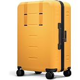 Db Ramverk Medium Check-In 24 Inch Hardside Luggage, Compact Suitcase with Silent 360 Spinner Wheels, TSA Lock, Interior Laptop Compartment and Two Zipper Dividers, Parhelion Orange