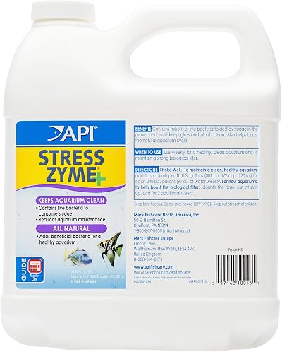 API Stress Zyme Freshwater and Saltwater Aquarium Cleaning Solution 1.9 L