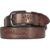 TYWestyles 1.3“ Women's Casual Leather Belt with Metal Buckle