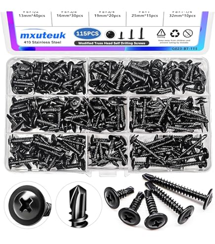 Amazon.com: Kawasaki Screw Black Big Head Multi Fit 6x14mm 92172