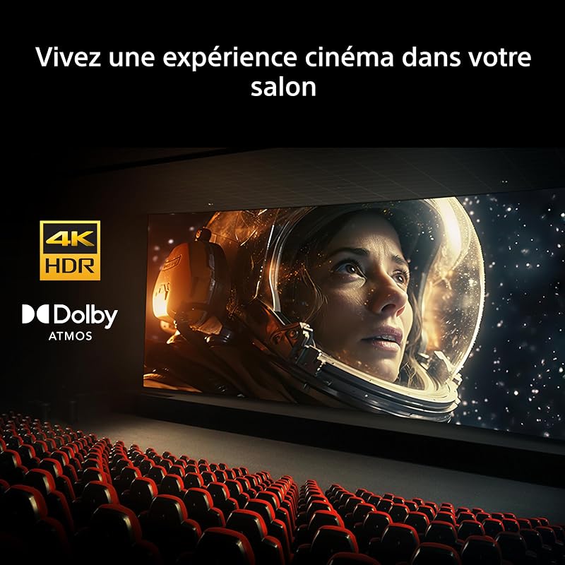 BRAVIA 2ⅡTV 50 Pouces; Smart TV 4K (Google TV); processeur X1; Conversion ascendante 4K; Compatible Dolby Atmos et DTS:X; Compatible PS5; modèle 50S25M2; année 2026 — photo 7 sur 8