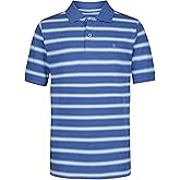Izod Little Boys' Short Sleeve Solid Pique Polo,Red, X-Large(7X)