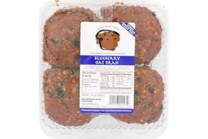 ZEN BAKERY Oatbran Blueberry Muffins 4 PK, 19 OZ
