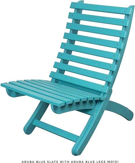 Amazon Com Modern Designs Amish Made Poly Vinyl Folding Chair