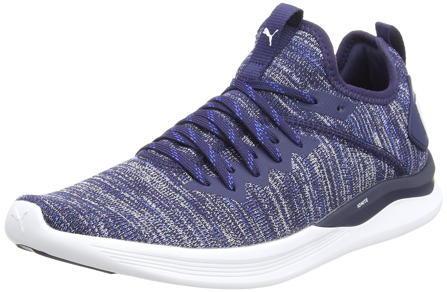 puma ignite evoknit flash mens navy