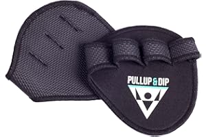PULLUP & DIP Neoprene Grip Pads Lifting Grips, The Alternative to Gym Workout Gloves, Lifting Pads for Weightlifting, Calisthenics & Powerlifting, No More Sweaty Gym Gloves