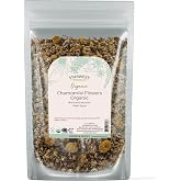 Starwest Botanicals Organic Chamomile Flowers Whole, Non-GMO - 4 oz Pouch | Dried Loose Leaf Herb for Tea, Herbal Lotions, &amp; Baking, Sourced from Egypt, Certified Kosher