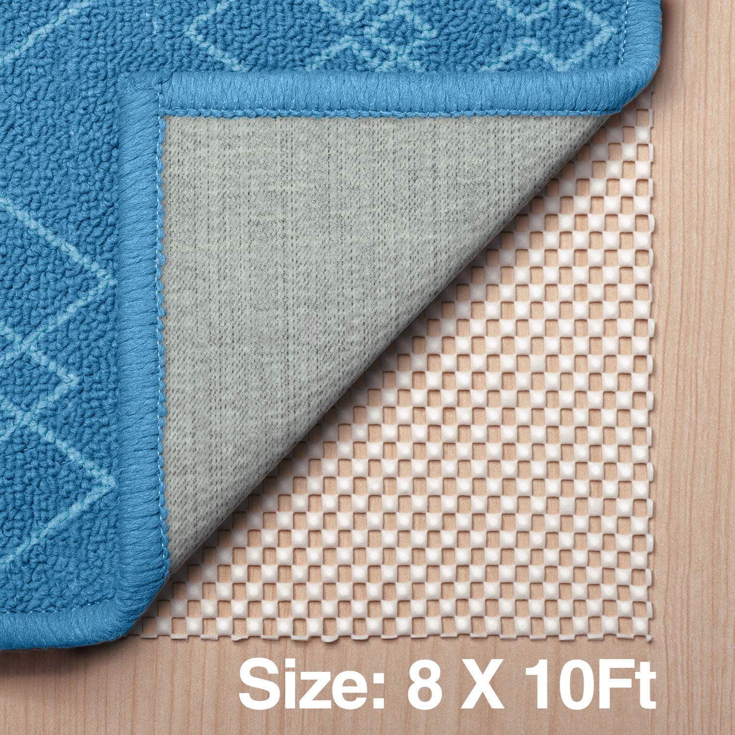 Veken NonSlip Area Rug Pad Gripper 8' x 10' Extra Thick Pad for Any