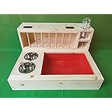 Rabbit Hay Rack With Litter Tray Amazon Co Uk Pet Supplies