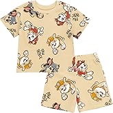 Paw Patrol Waffle Knit T-Shirt and Shorts Outfit Set Newborn to Little Kid Sizes (0-3 Months - 5)