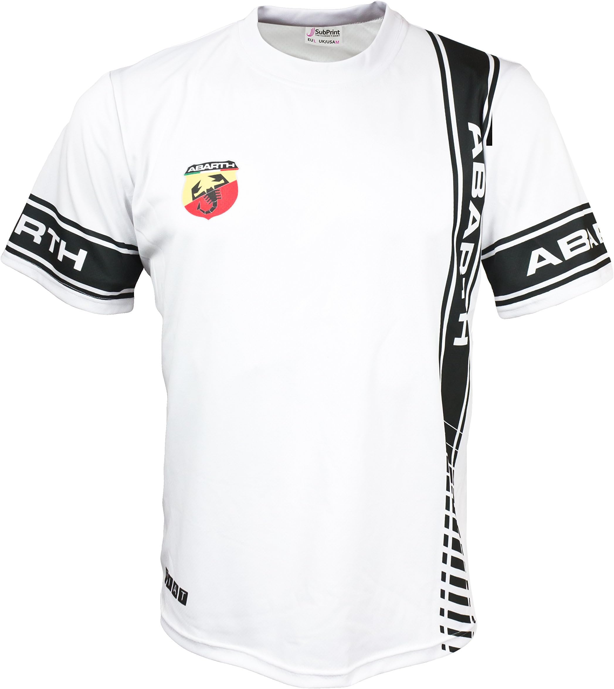 Sublimation Fiat Abarth White Tuning - Sided All Over Print T-Shirt