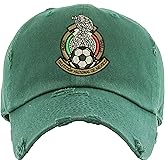 Mexico Soccer Embroidered Dad Hat Mexican Flag Sport Cap