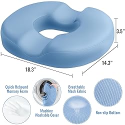 CloudBliss Donut Pillow Seat Cushion Chair Pad for
