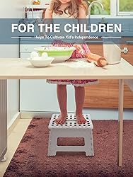 Dyforce Folding Step Stool 9 Inch, Kids Step