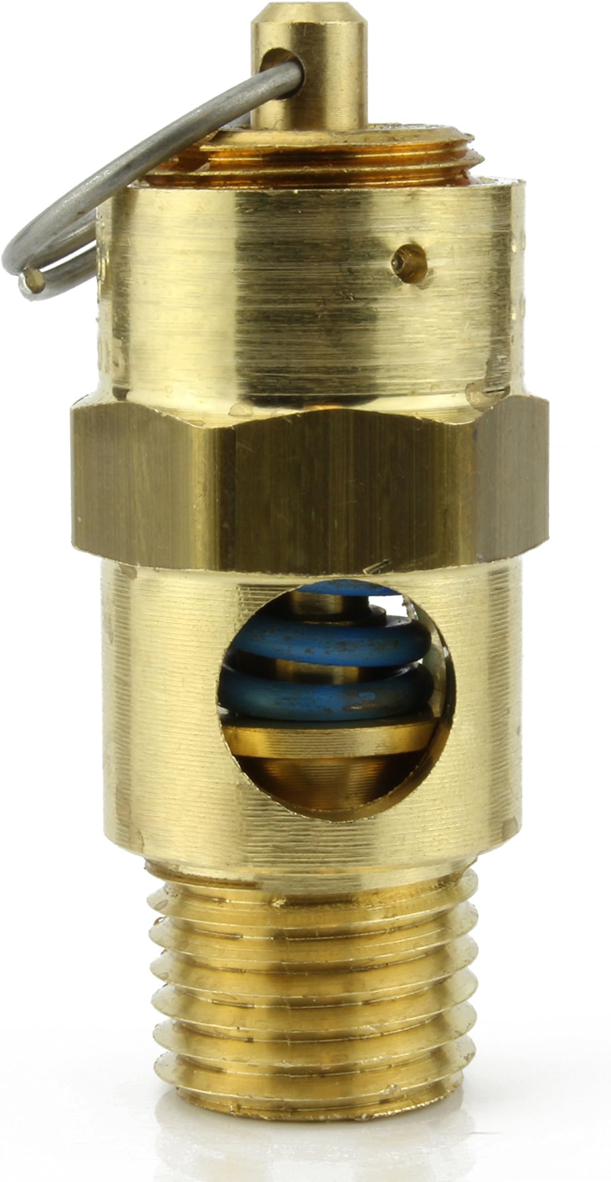 New 1/4" ASME Brass Safety relief Valve 50 PSI American made Compressed air pop off valve