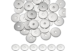 PATIKIL M4 x 25mm Metal Screw Washers Set, 36Pcs 304 Stainless Steel Flat Washers for Screws Bolts Factories Home Outdoor Pro