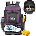 ZOEA Sac De Pickleball, Sac à Dos De Pickleball De Sport Pour Homme Et Femme Sac A Dos Reglable Avec Porte Bouteille Deau Peut Contenir 4 Pagaies Et Tous Vos Autres Equipements Gris Melange