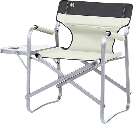 coleman chair with side table