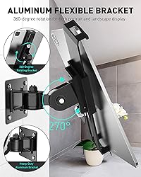 AboveTEK Tablet Wall Mount -360° Rotation iPad