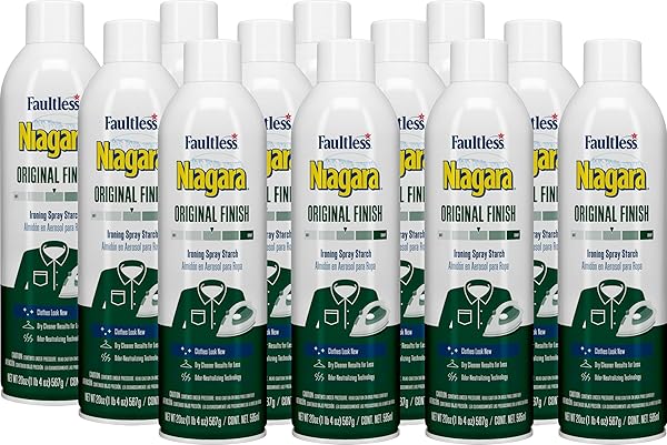 LIQUID STARCH IRON SPRAY (20 OZ, 12-PACK) –...