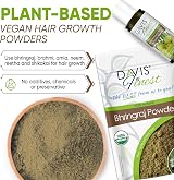 Davis Finest Organic Bhringraj Powder 100g for Hair Growth Scalp Health view 4